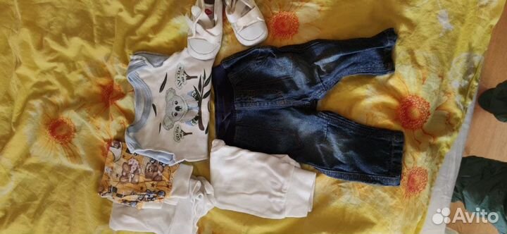 Детские вещи пакетом на мальчика от 0 до 4 месяцев