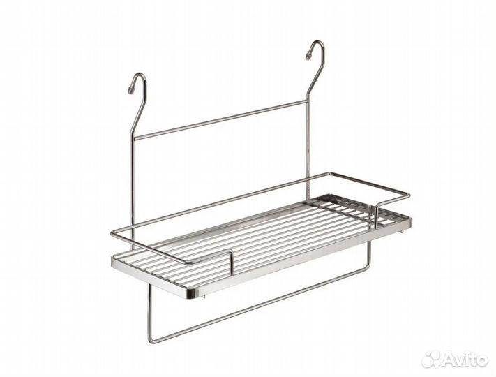 Полка на рейлинг с держателем для полотенца