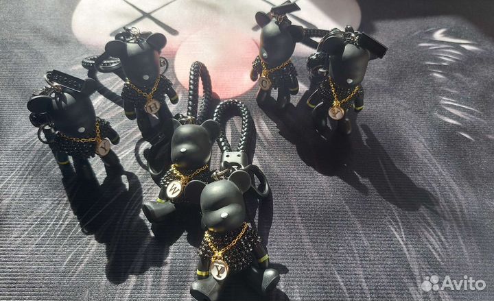 Брелок для ключей автомобили + мишка Беарбрик