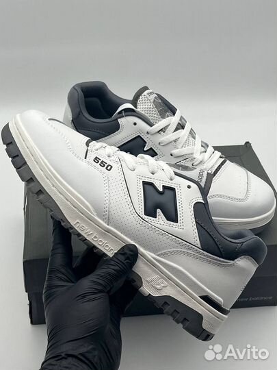 Кроссовки New Balance 550 Concrete Black оригинал