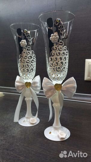 Бокалы свадебные