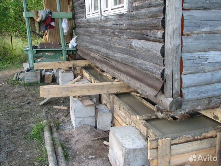 Замена нижних венцов дома с гарантией