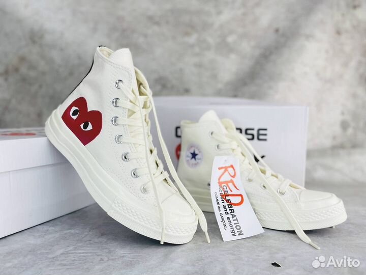 Кроссовки Converse comme des garcons bone