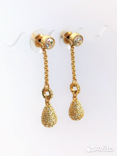 Серьги Swarovski Оригинал Пусеты Гвоздики Подвески