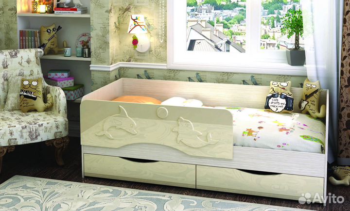 Кровать Алиса кр 812 Ваниль