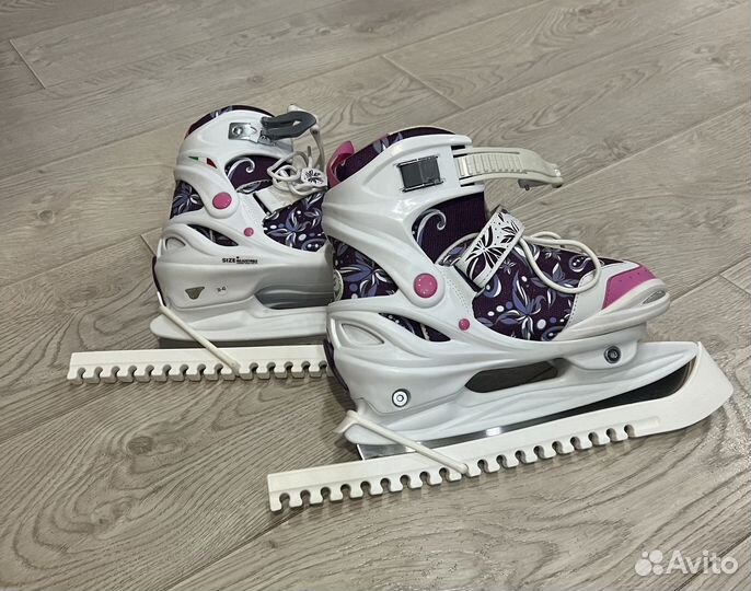 Коньки фигурные детские раздвижные