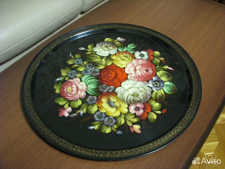 Поднос. Жостово. СССР. 80-е годы