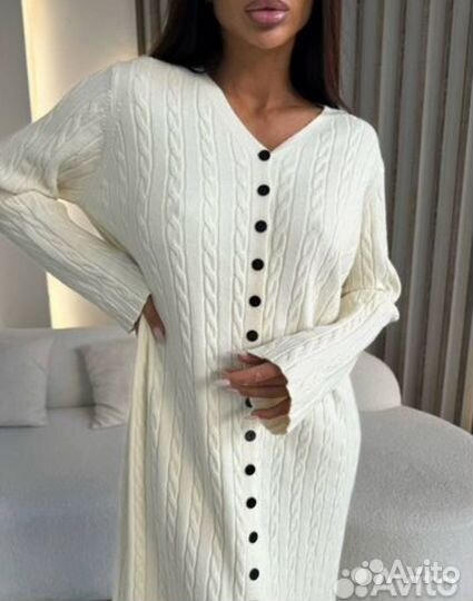 Платье с кардиганом женское