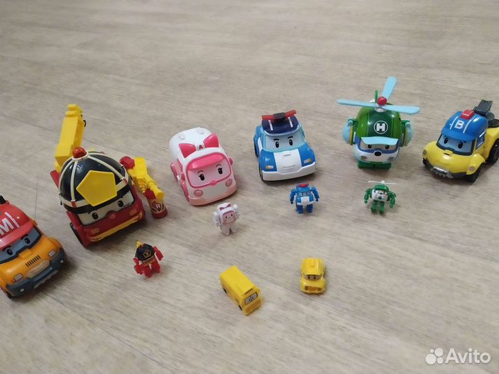 Поли робокар машинки оригинал 10 см
