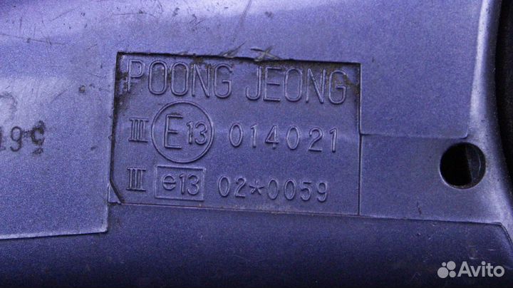 Зеркало заднего вида боковое заднее Hyundai Lantra