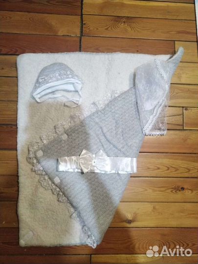 Конверт одеяло на выписку зима