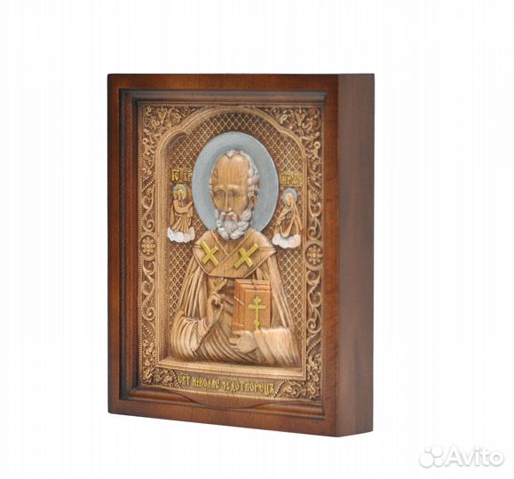 Резная икона 