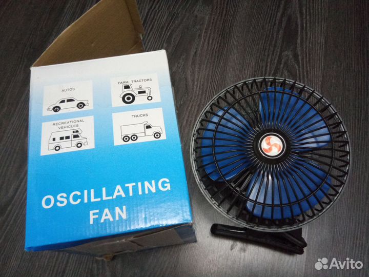 Вентилятор автомобильный 12в новый
