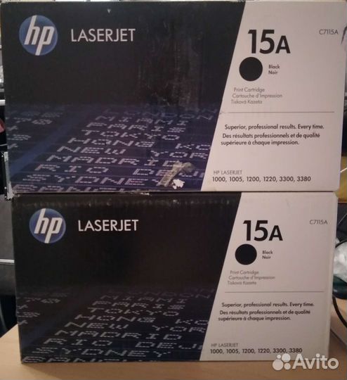 Картриджи HP оригинал