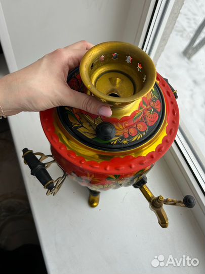 Самовар электрический расписной СССР