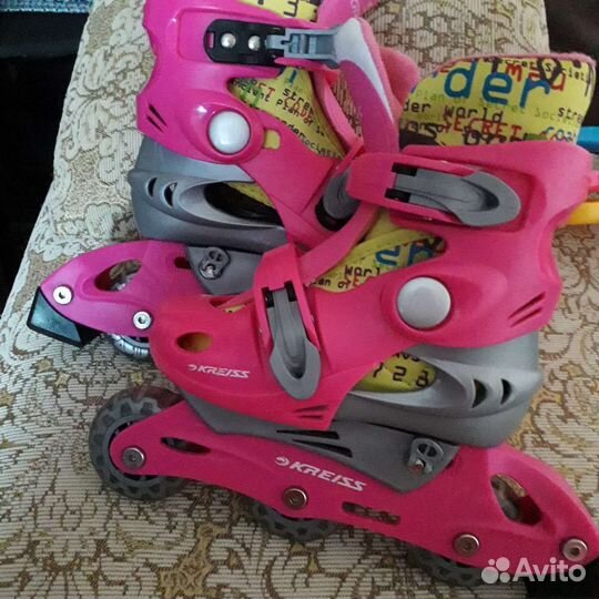 Роликовые коньки детские раздвижные