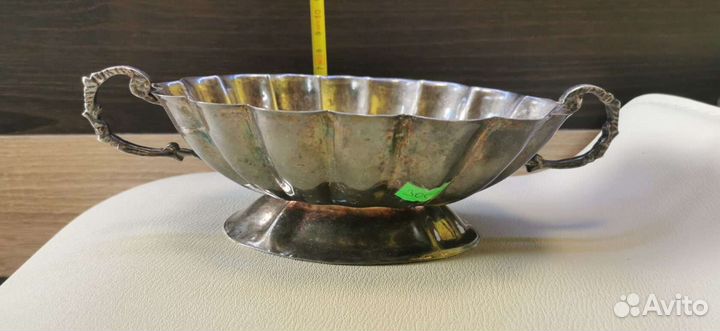 Ваза для фруктов-Сахарница Метал сплав времен СССР