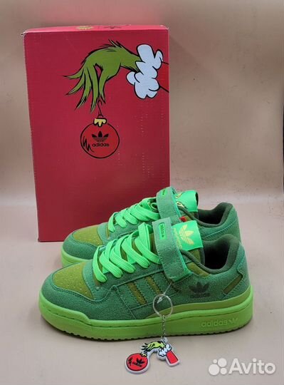 Кроссовки Adidas Forum Low Grinch