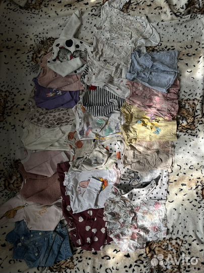 Пакет вещей для девочки 74 80