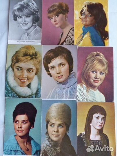Открытки с артистами советского кино