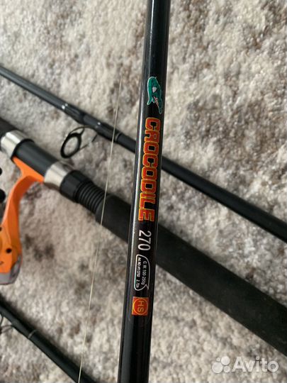 Фидерное удилище в сборе