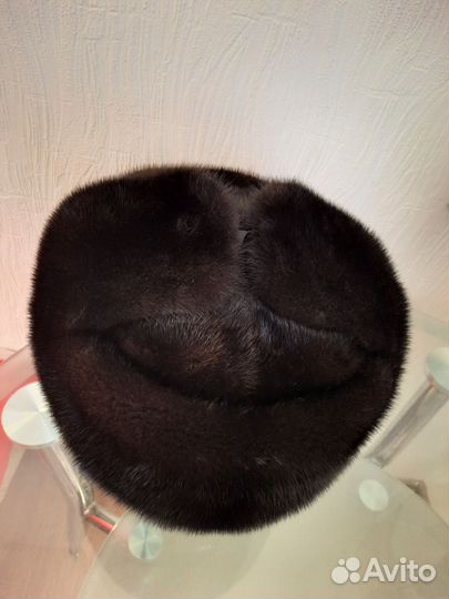 Шапка-ушанка мужская из меха норки 58-62