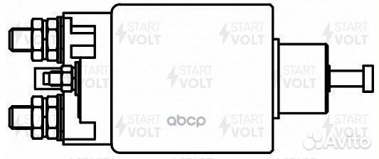 Реле втягивающее стартера daewoo matiz (98)