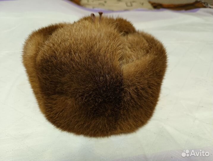 Мужская зимняя меховая шапка-ушанка