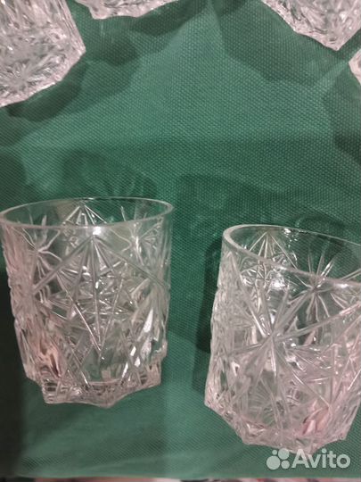 Стопки хрустальные СССР
