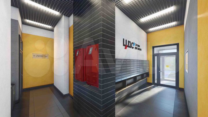 2-к. квартира, 53,4 м², 17/18 эт.