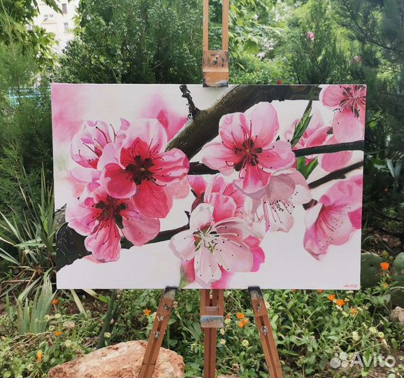 Картина акрилом на холсте