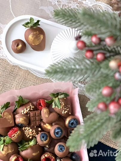 Наборы ягод в бельгийском шоколаде