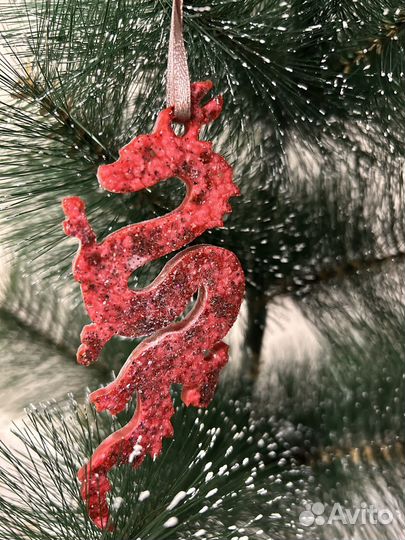 Елочные игрушки змейки-символ 2025 года
