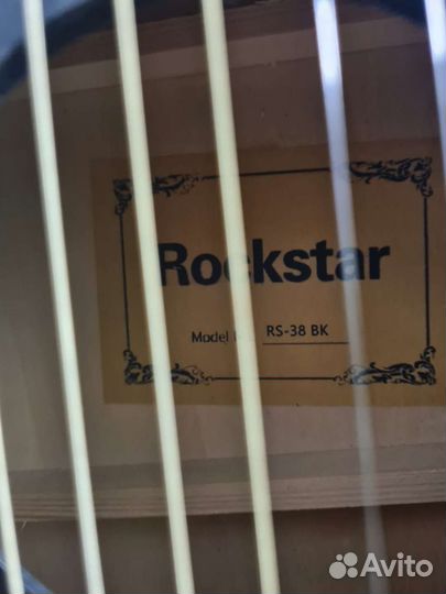 Новая акустическая гитара rockstar дредноут