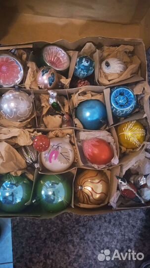 Елочные игрушки СССР