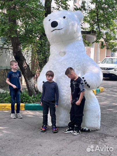 Аниматор Белый мишка, Чебурашка, Горилла