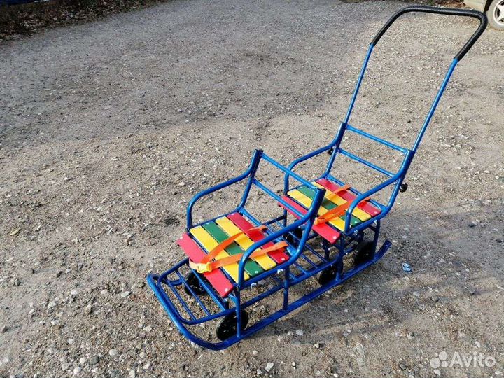 Санки для двойни или погодой,до 50 кг,новые