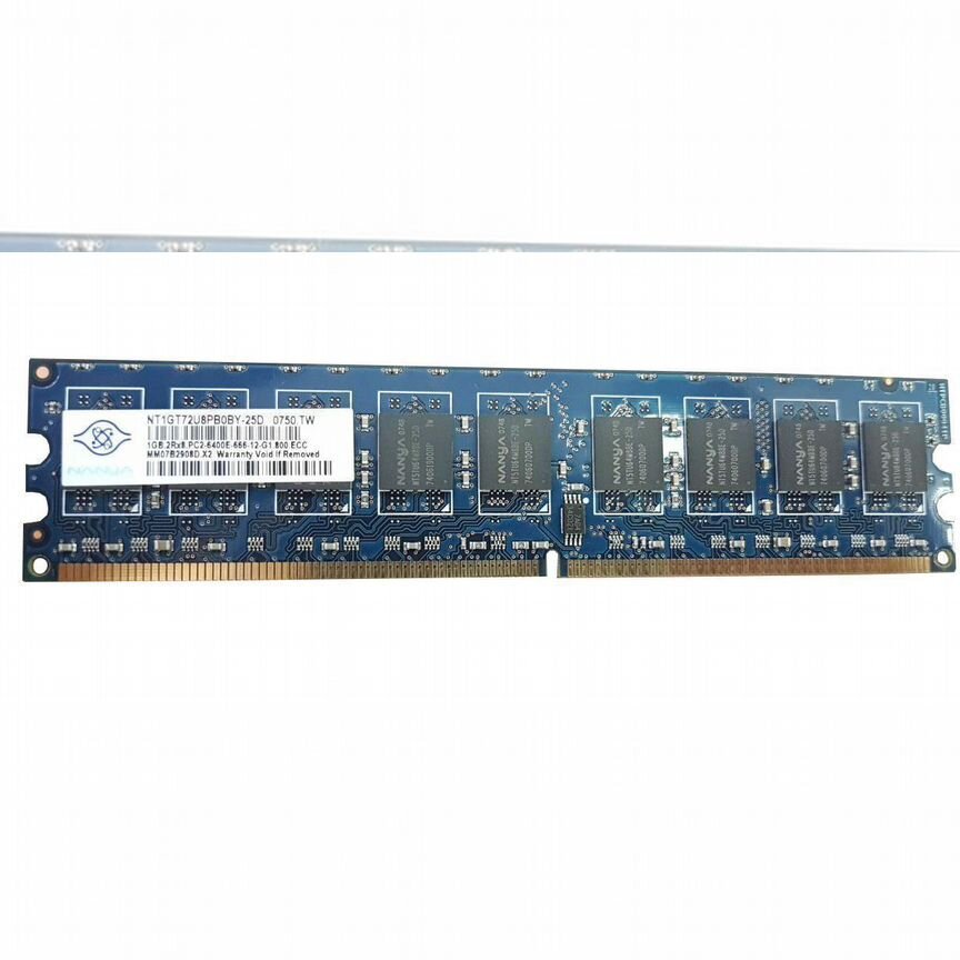 [NT1GT72U8PB0BY-25D] Оперативная Память Nanya 1gb Nt1gt72u8pb0by-25d