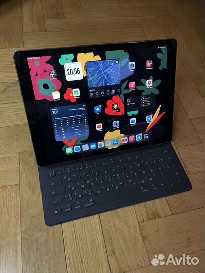 iPad pro 12.9 2017 256 с клавиатурой АКБ 97%