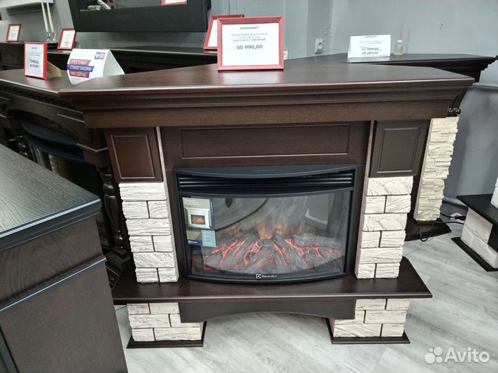 Камин электрический с порталом