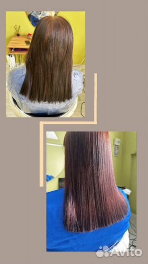 Кератиновое выпрямление волос модель