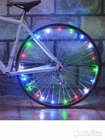 Светодиодная лента на колесо