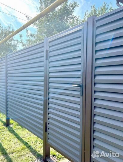 Забор жалюзи