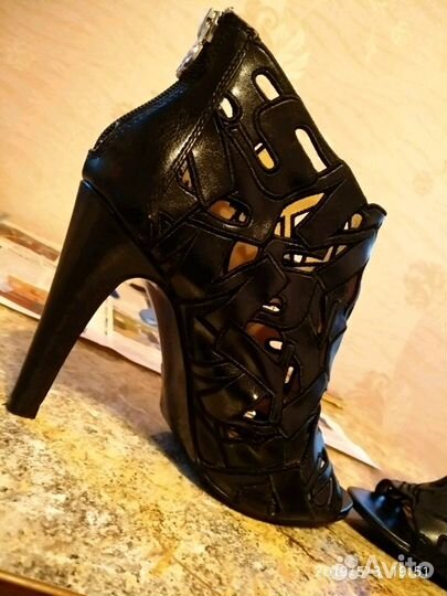 Женские ажурные летние туфли