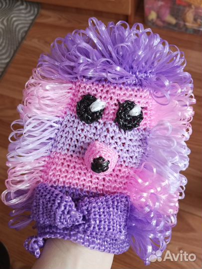 Мочалка детская ёжик