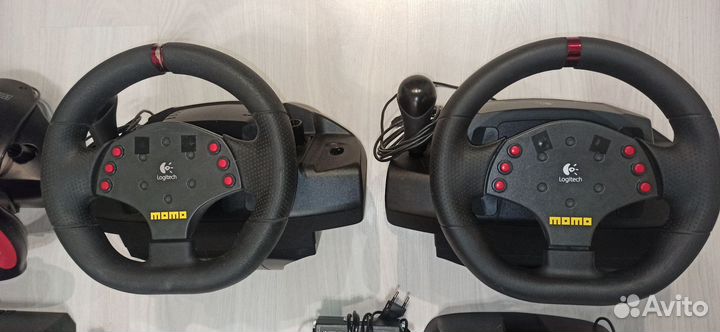 Logitech momo racing и Logitech winman formula gt