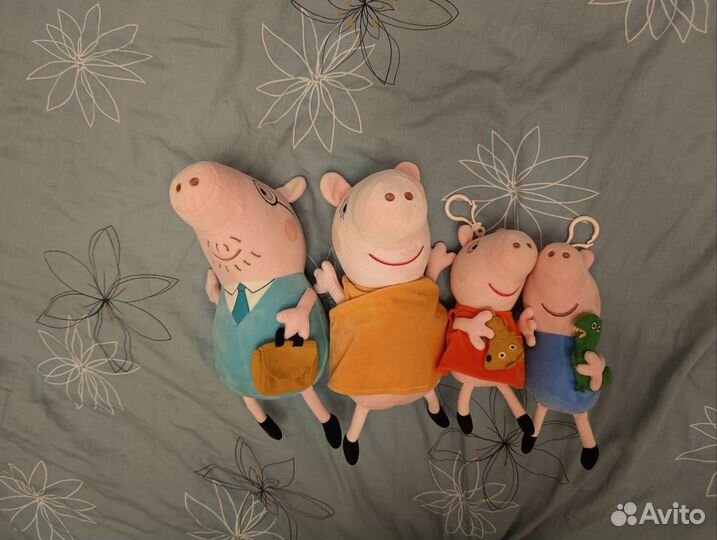 Игрушка Свинка Пеппа, Джордж, мама, папа