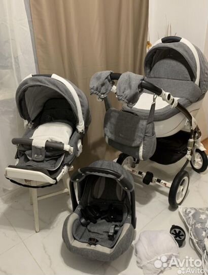 Коляска adamex 3 в 1