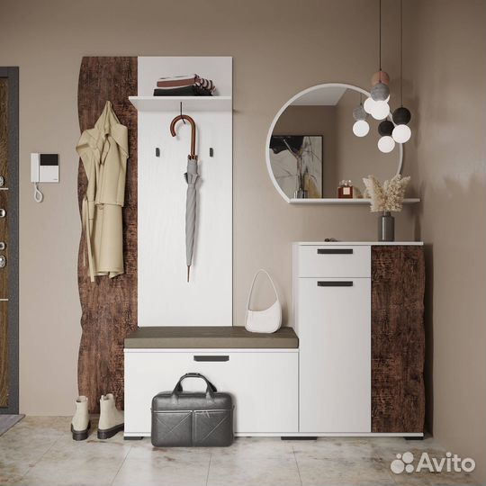 Прихожая с зеркалом