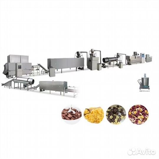 Оборудование приготовления хлопьев для завтрака